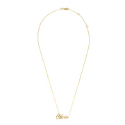 SOLID GOLD CLASSIC CUSTOM NAME NECKLACE
