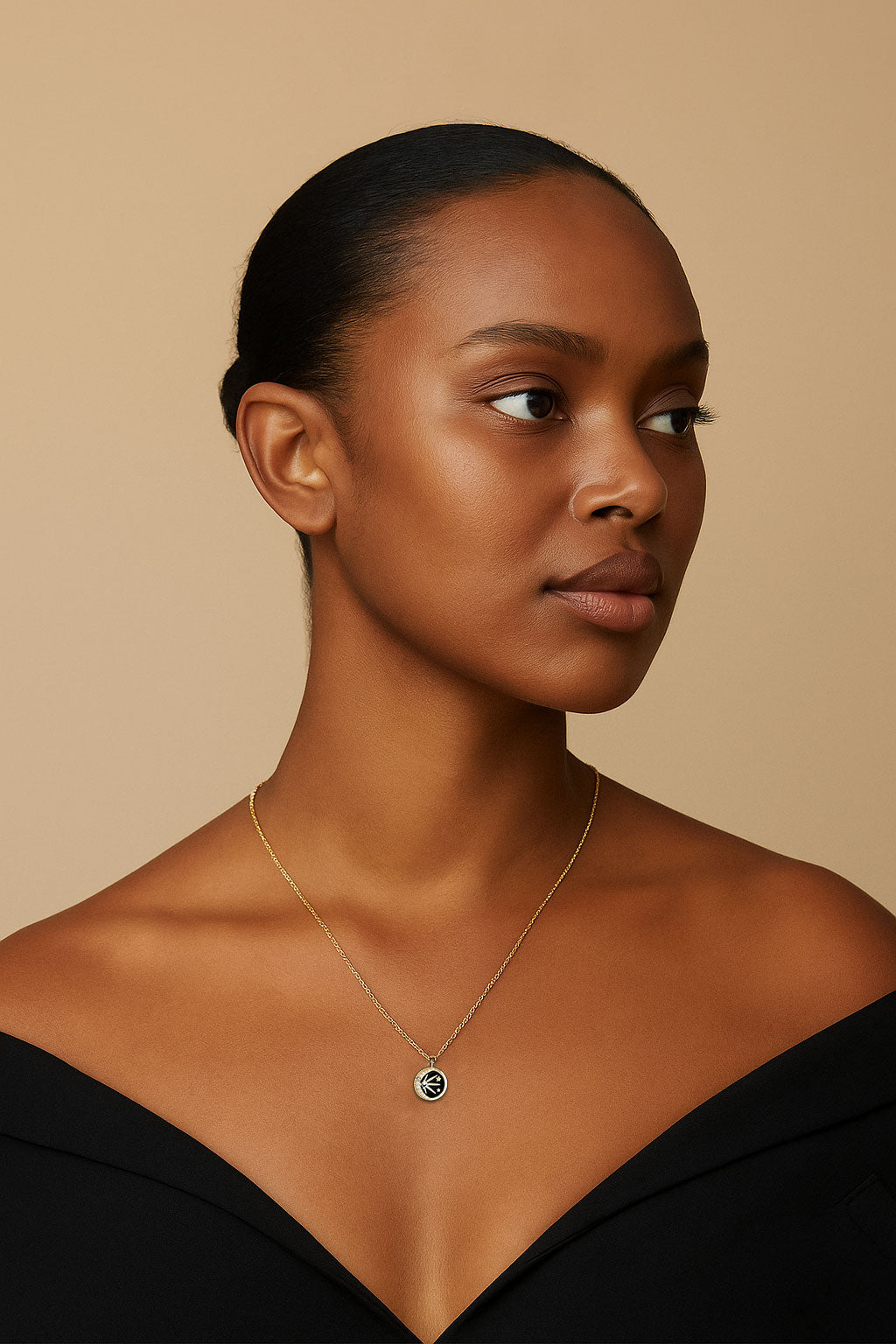 Radiant star necklace