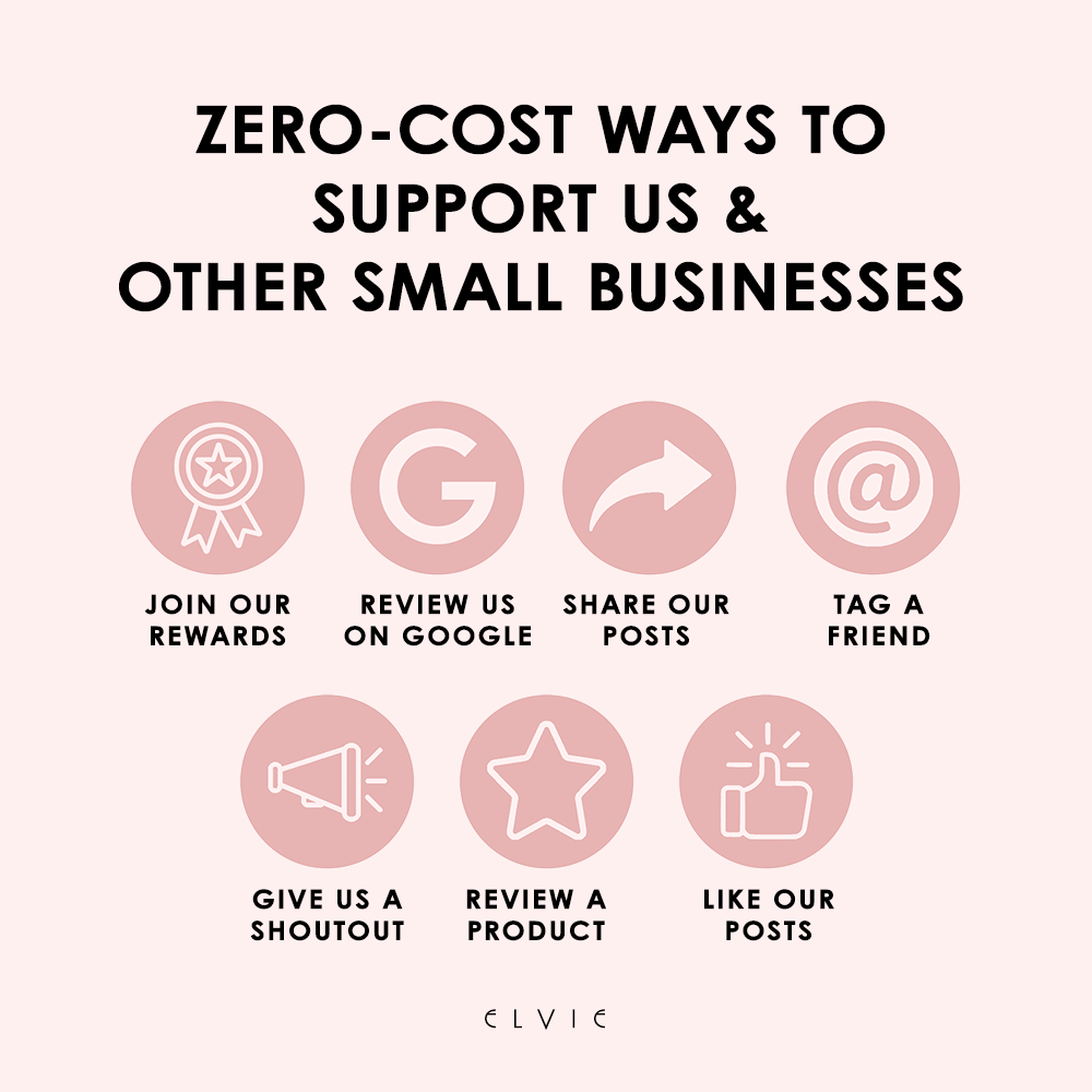 Commission Less Business Support ZERO-COST WAYS TO SUPPORT SMALL BUSINESSES – ELVIE JEWELS