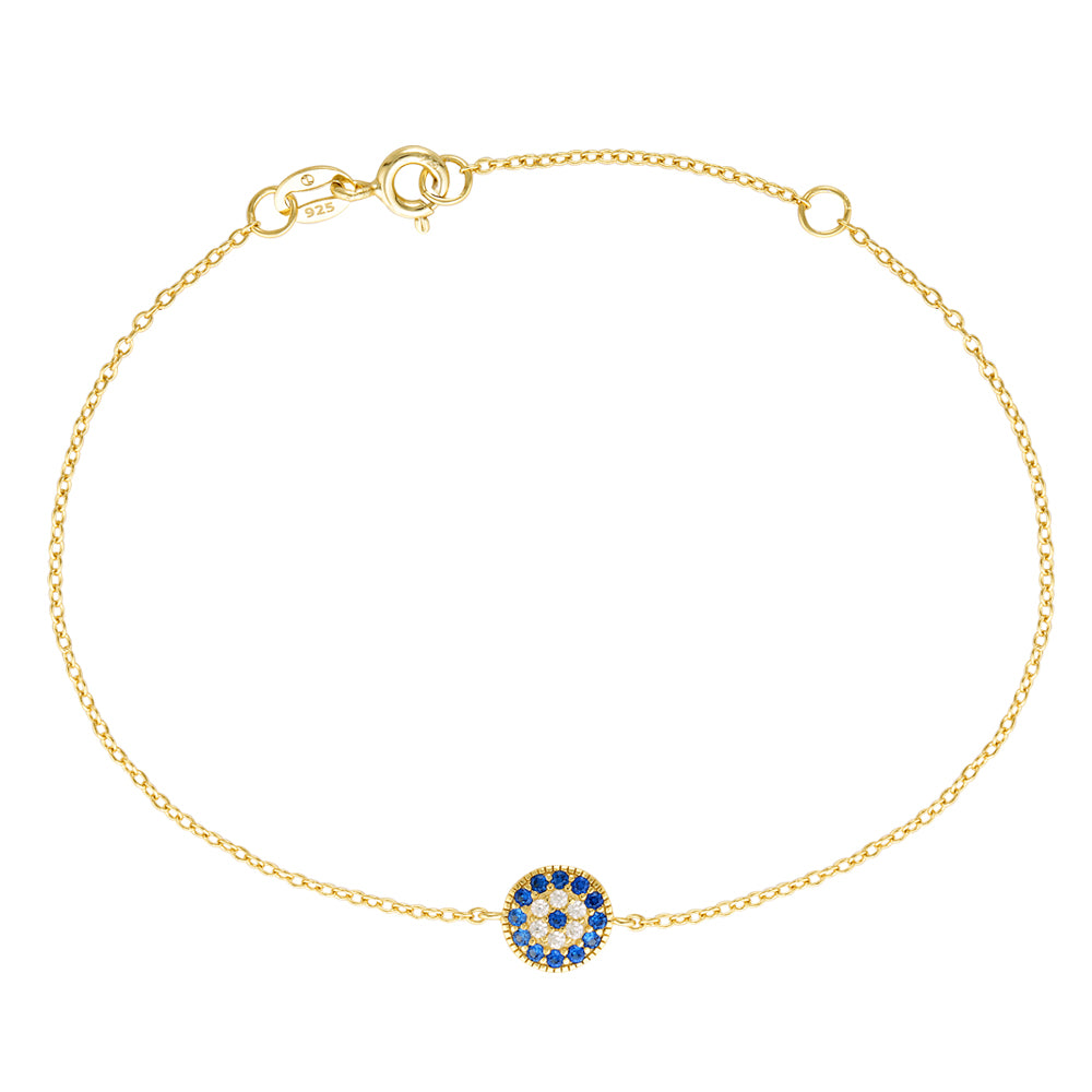 Gold Evil Eye Bracelet