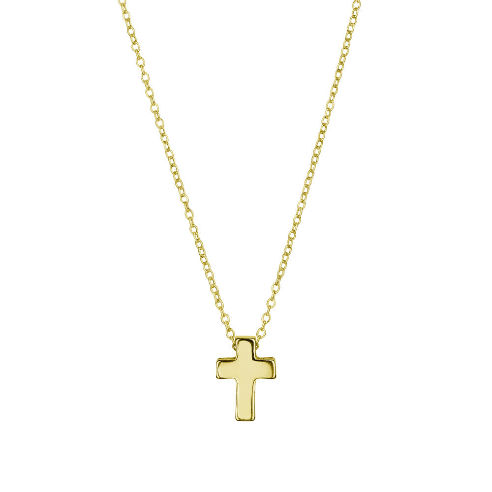 Floating Mini Cross Necklace