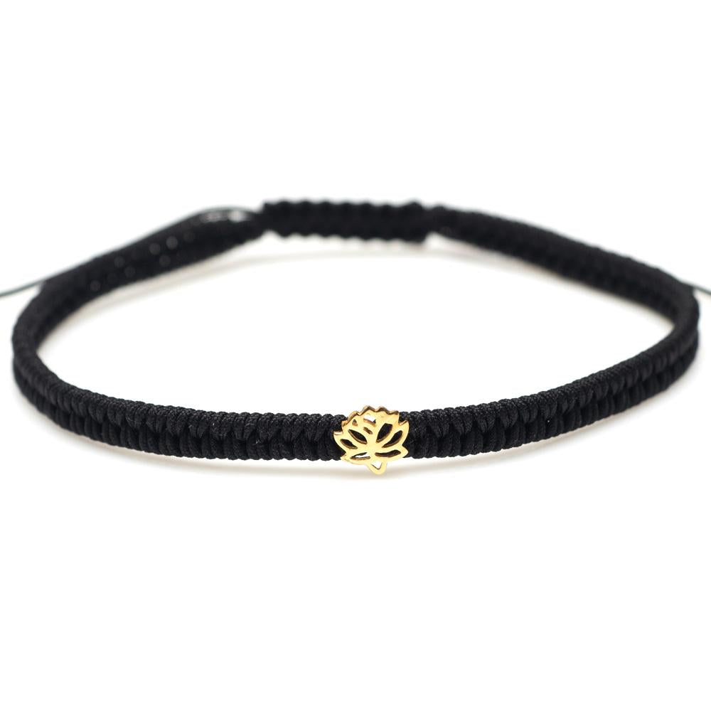 Lotus Bracelet - Black