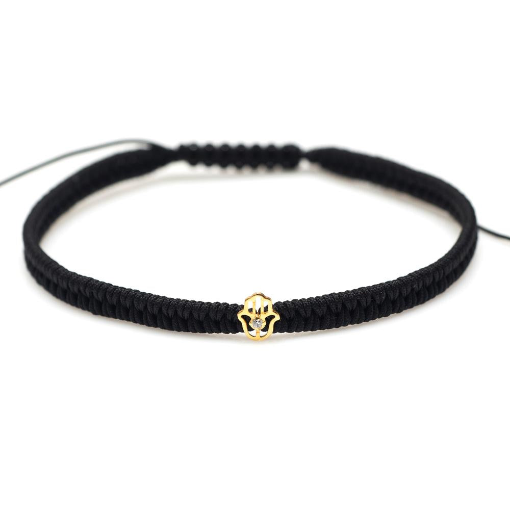 Hamsa Bracelet - Black