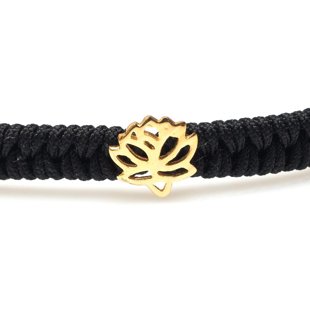 Lotus Bracelet - Black