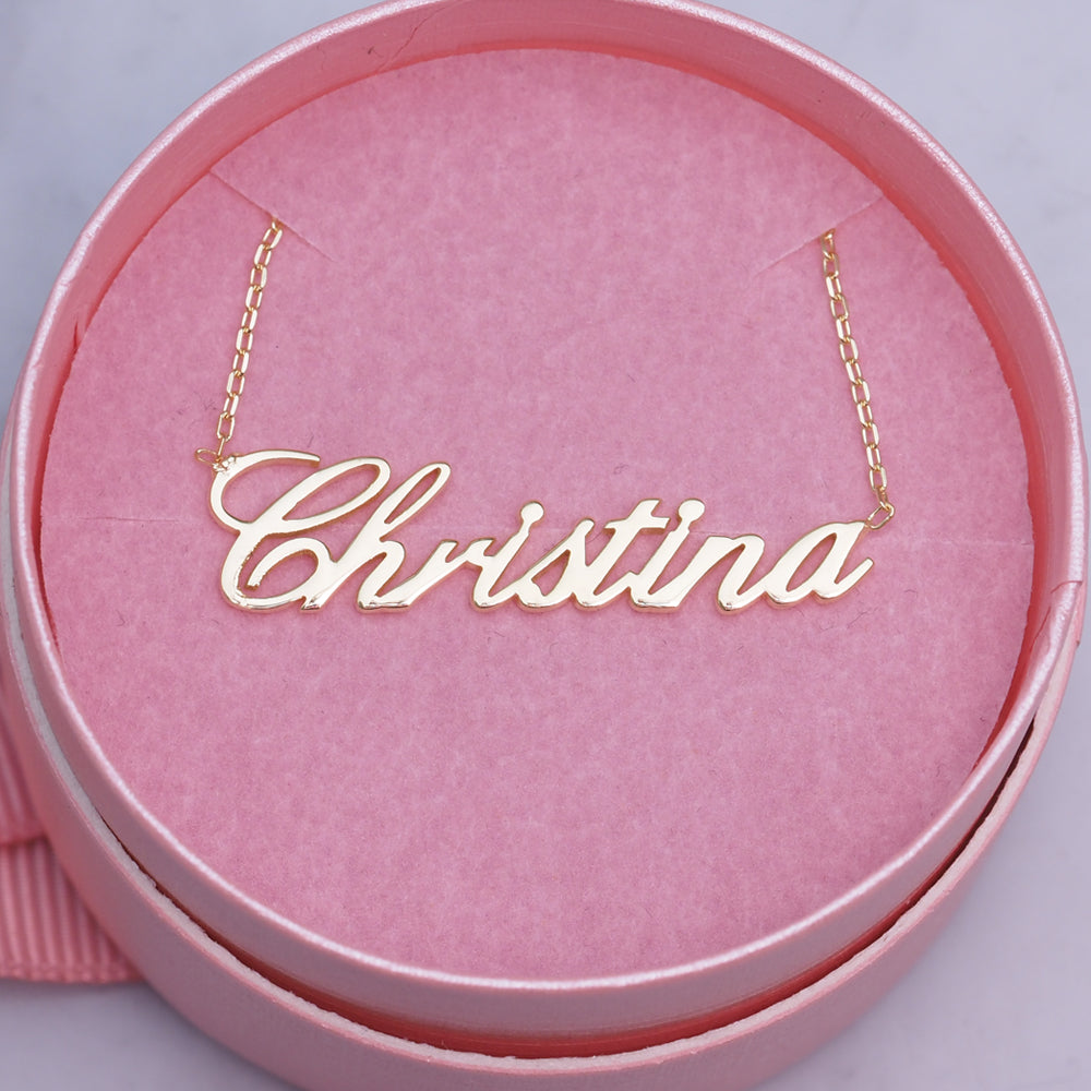 CLASSIC CUSTOM NAME NECKLACE