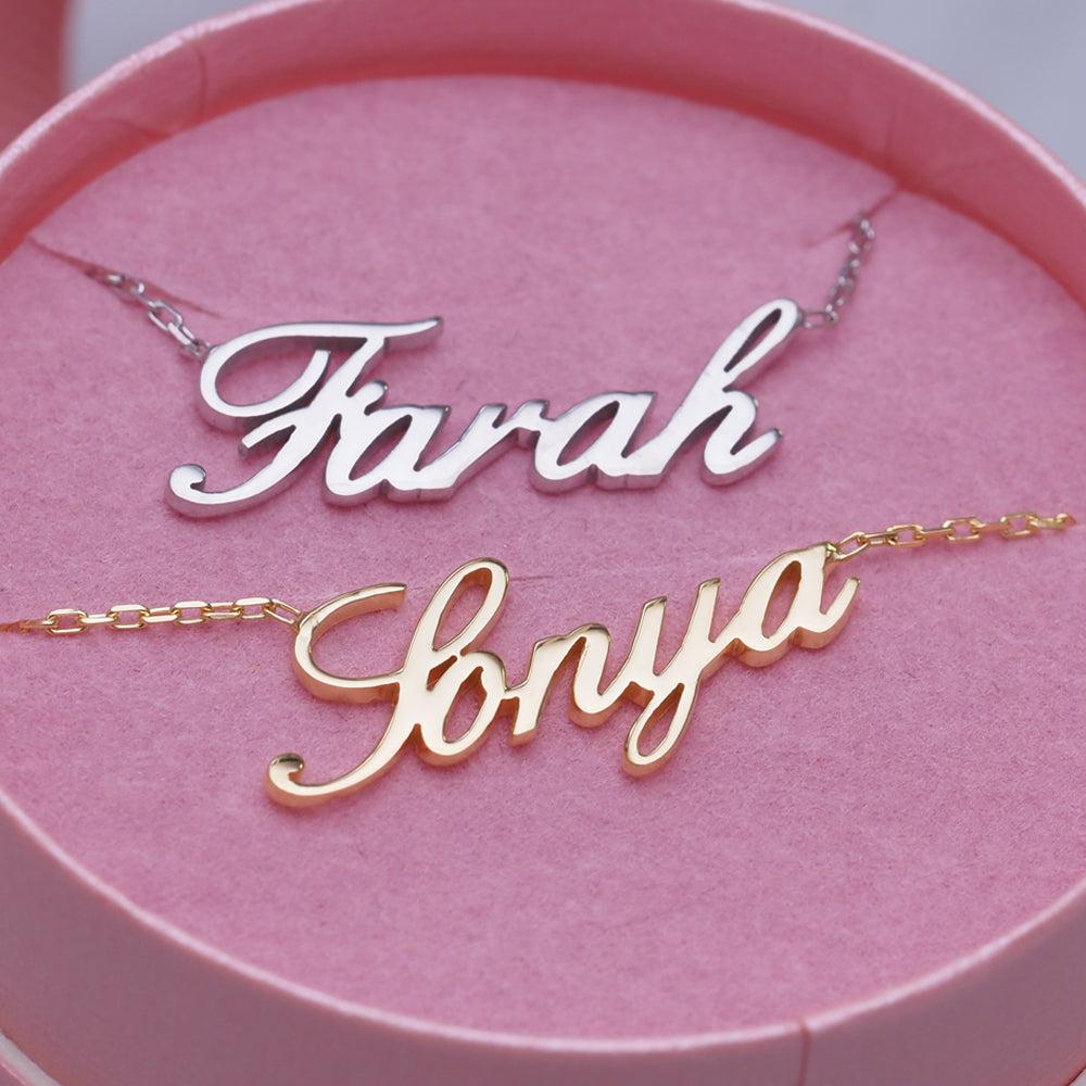 CLASSIC CUSTOM NAME NECKLACE