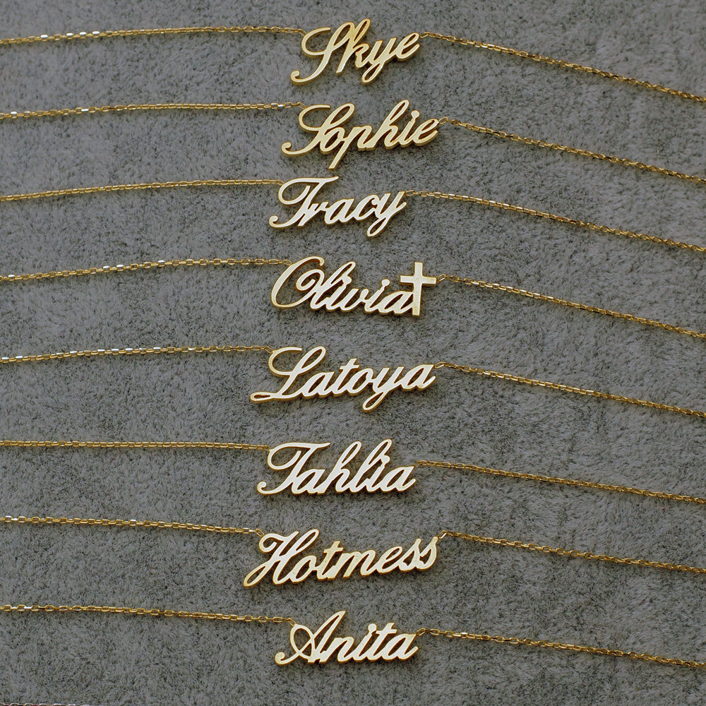 CLASSIC CUSTOM NAME NECKLACE