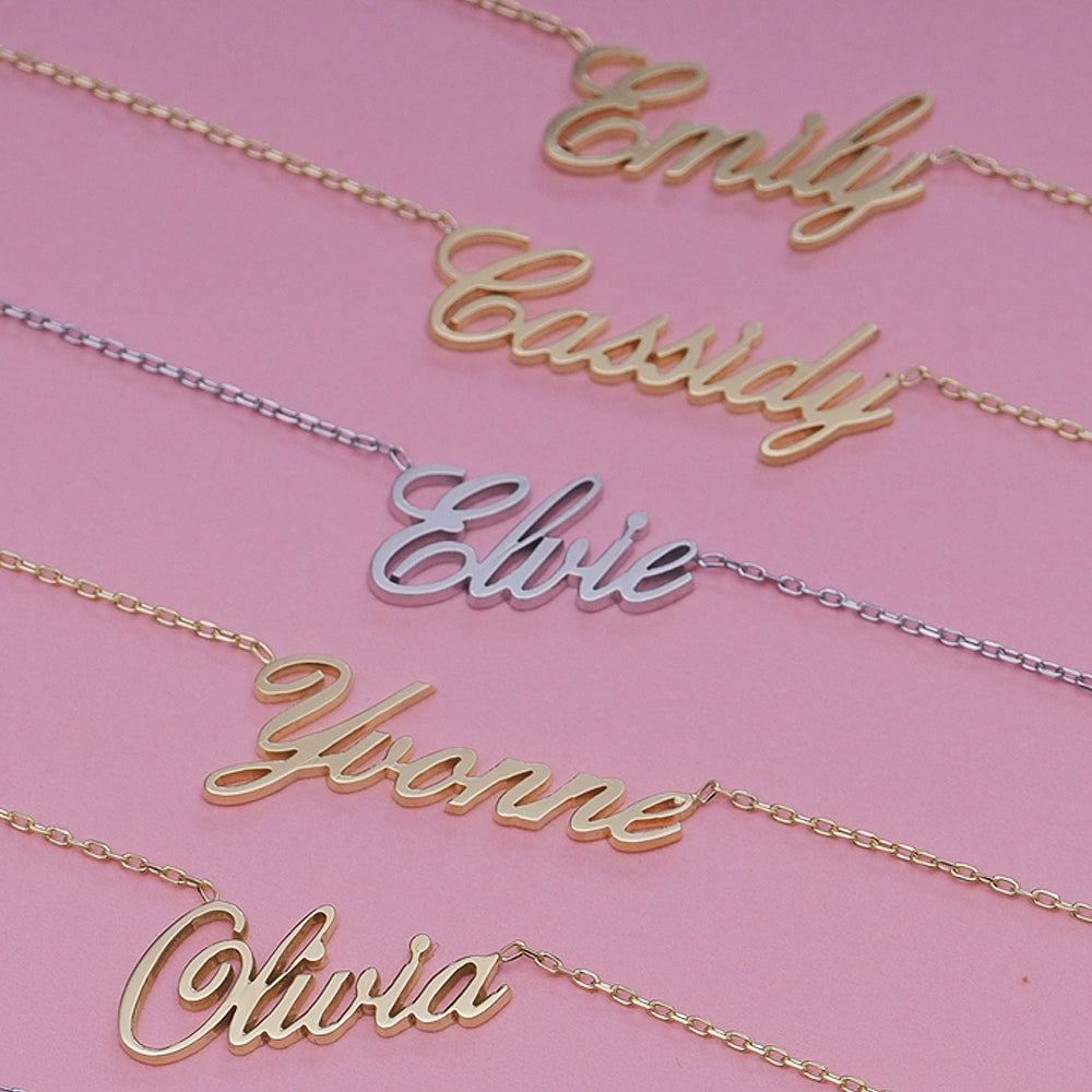 CLASSIC CUSTOM NAME NECKLACE