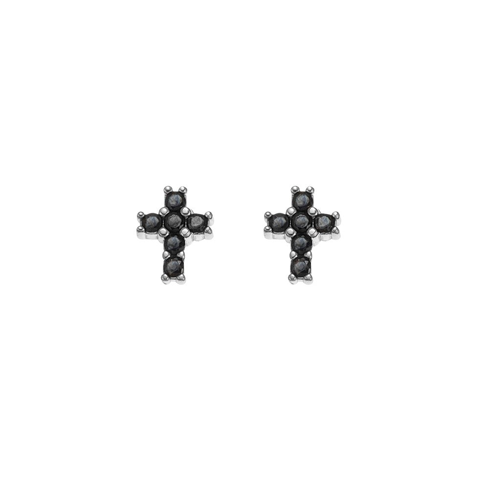 Mini Cross Stud Earrings