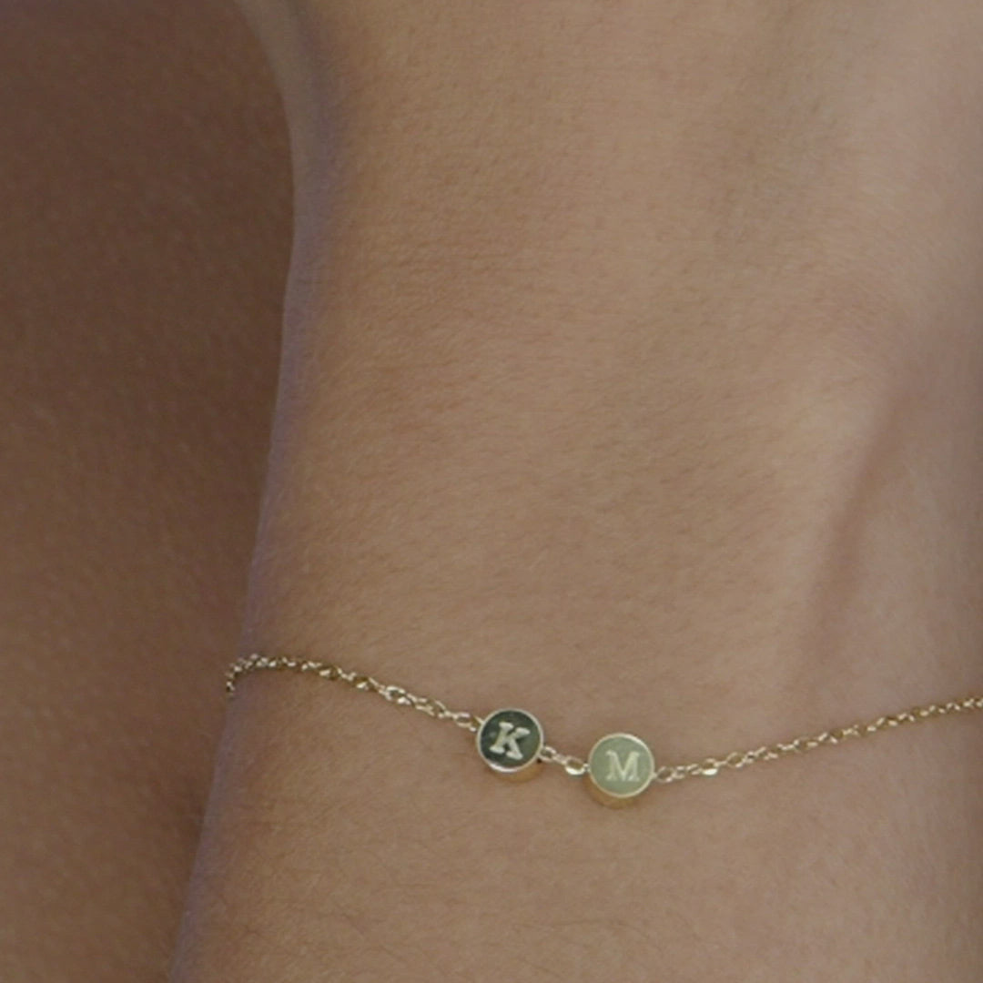 2 Initial Bracelet