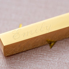 Personalised Bar Necklace with Name Engraved