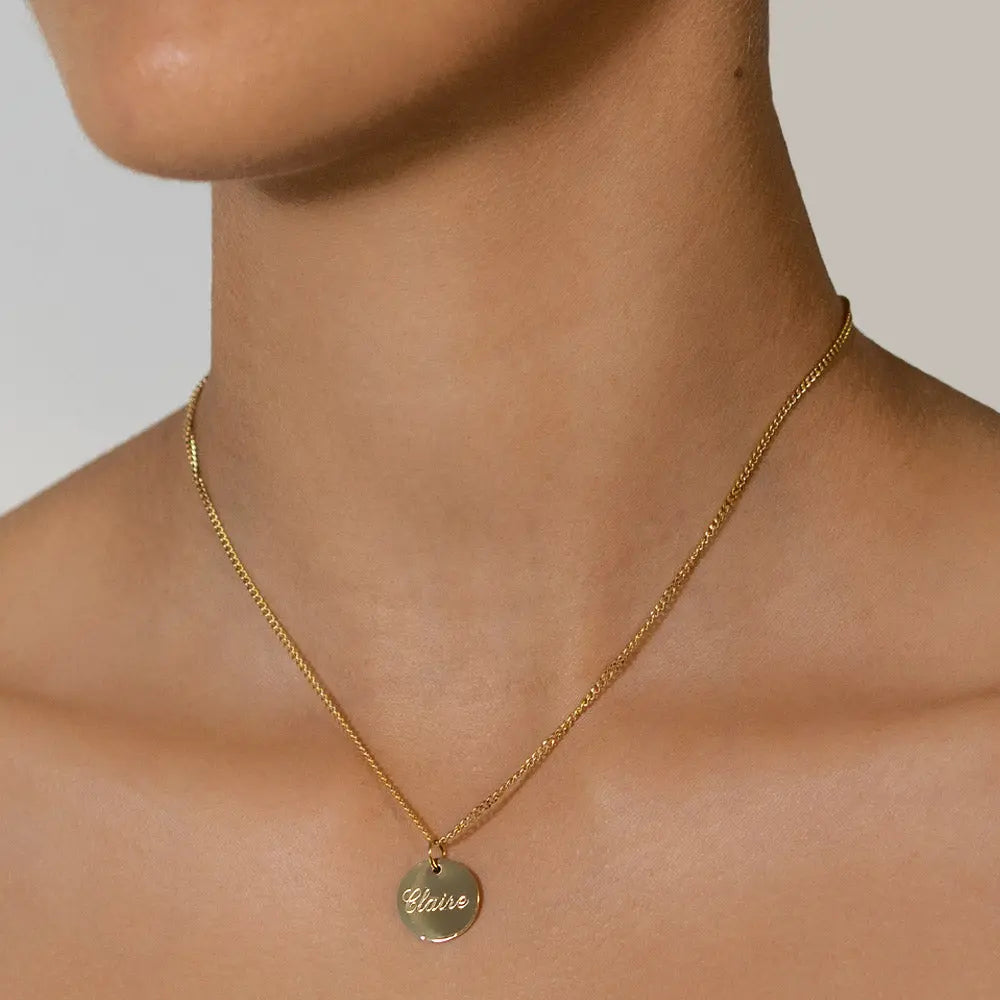 Large Disc Necklace