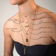 Large Tag Necklace