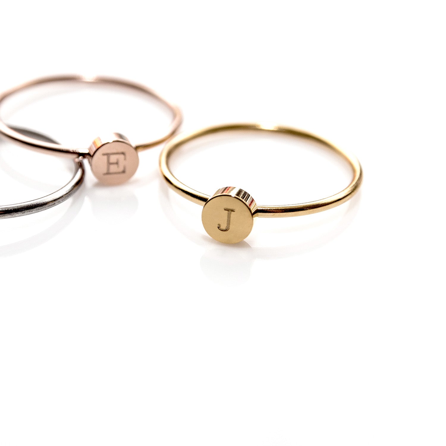E initial ring hot sale