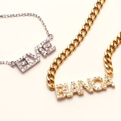personalised name necklace